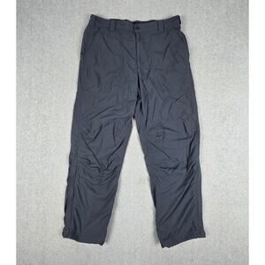 L.L.Bean Mens Large Hiking Camping Pants 0DUH1 (34x30) Navy Blue